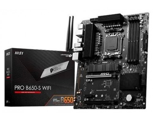 MSI PRO B650-S WIFI placa base AMD B650 Zócalo AM5 ATX (Espera 4 dias)